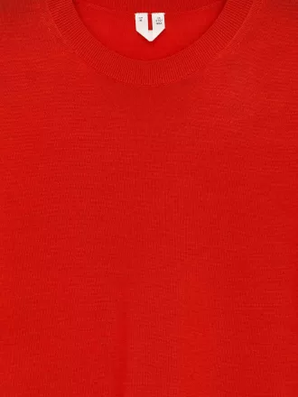 Gestricktes T-Shirt aus Merinowolle