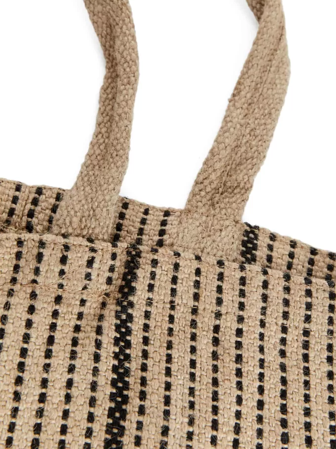 Große Jute-Tragetasche