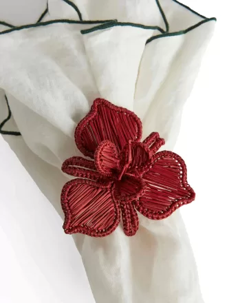 Guanabana-Blumen-Serviettenring