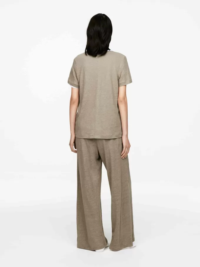 Hemd aus Leinenjersey Hemd aus Leinenjersey