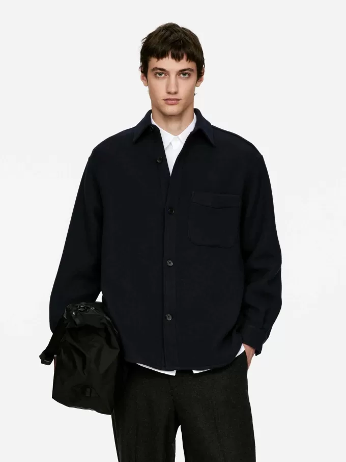 Hemd aus Wollmischung Hemd aus Wollmischung