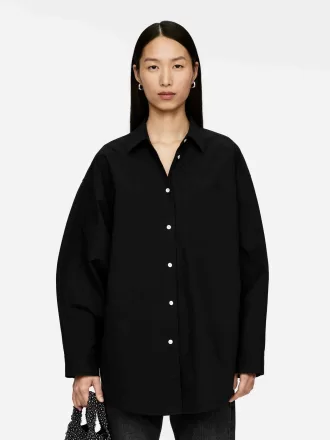 Hemd mit Fledermausärmeln