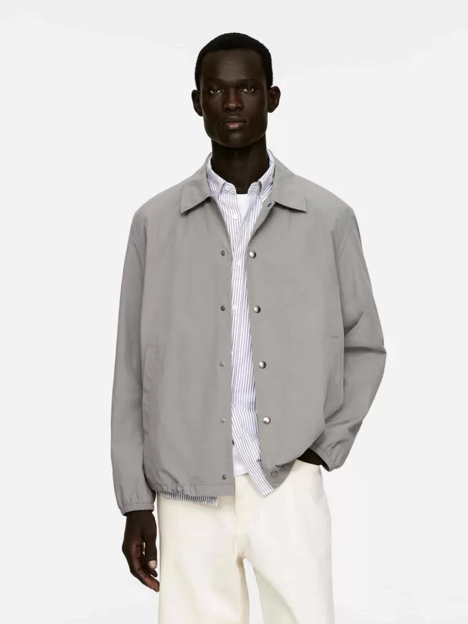 Hemdjacke aus Baumwollmischung Hemdjacke aus Baumwollmischung