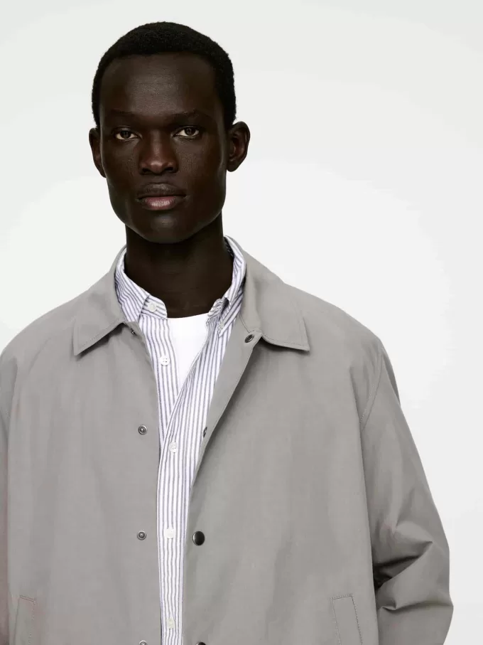 Hemdjacke aus Baumwollmischung Hemdjacke aus Baumwollmischung