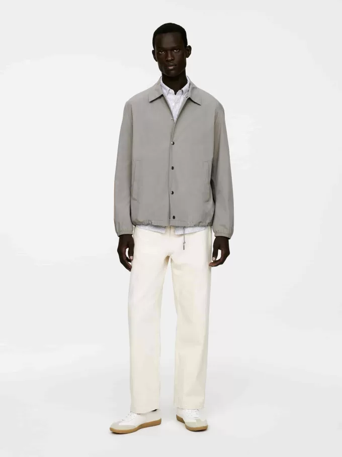 Hemdjacke aus Baumwollmischung Hemdjacke aus Baumwollmischung