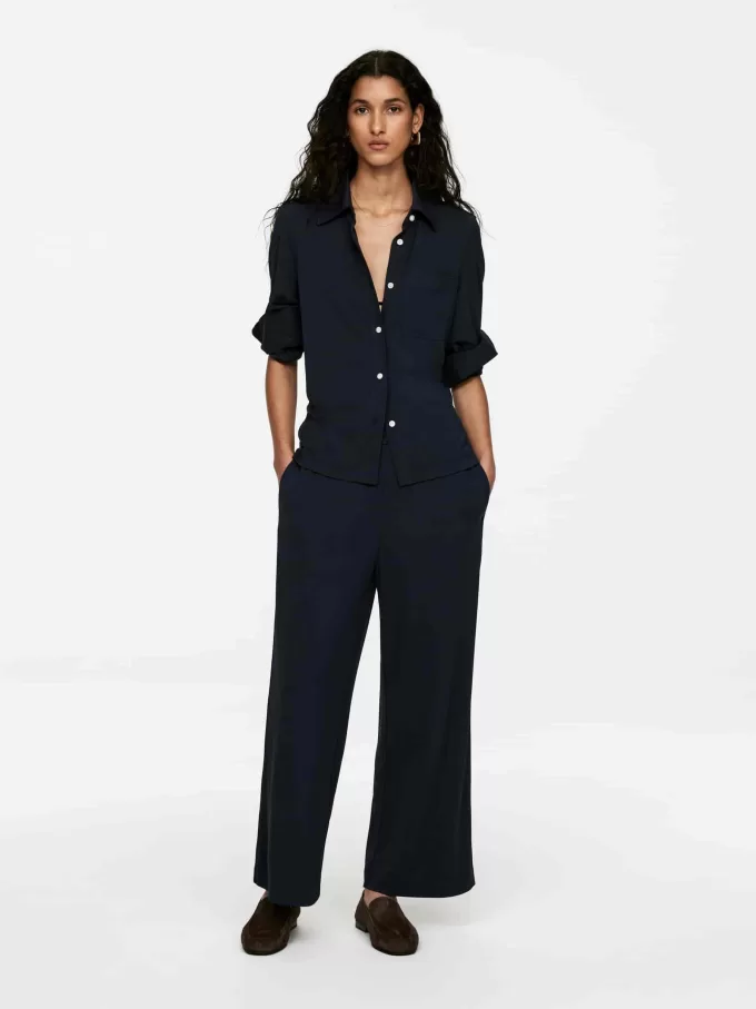 Hose aus Jersey aus Viskosemischung