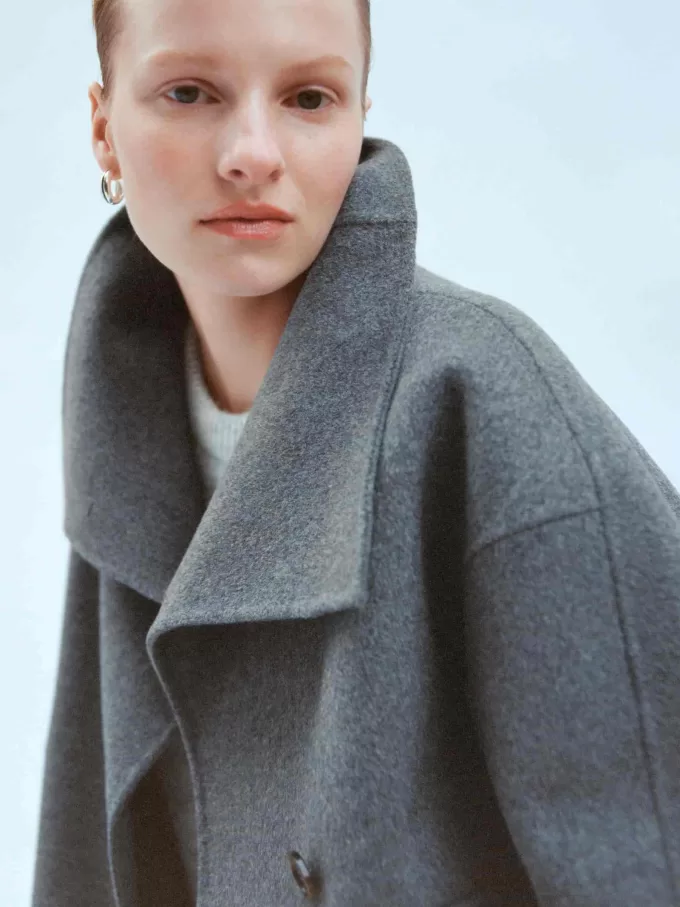 Jacke aus Doublé-Wollmischung Jacke aus Doublé-Wollmischung