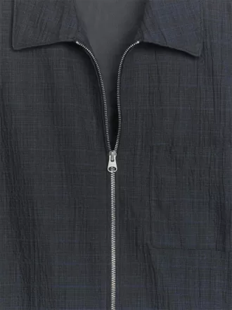 Jacke aus Seersucker