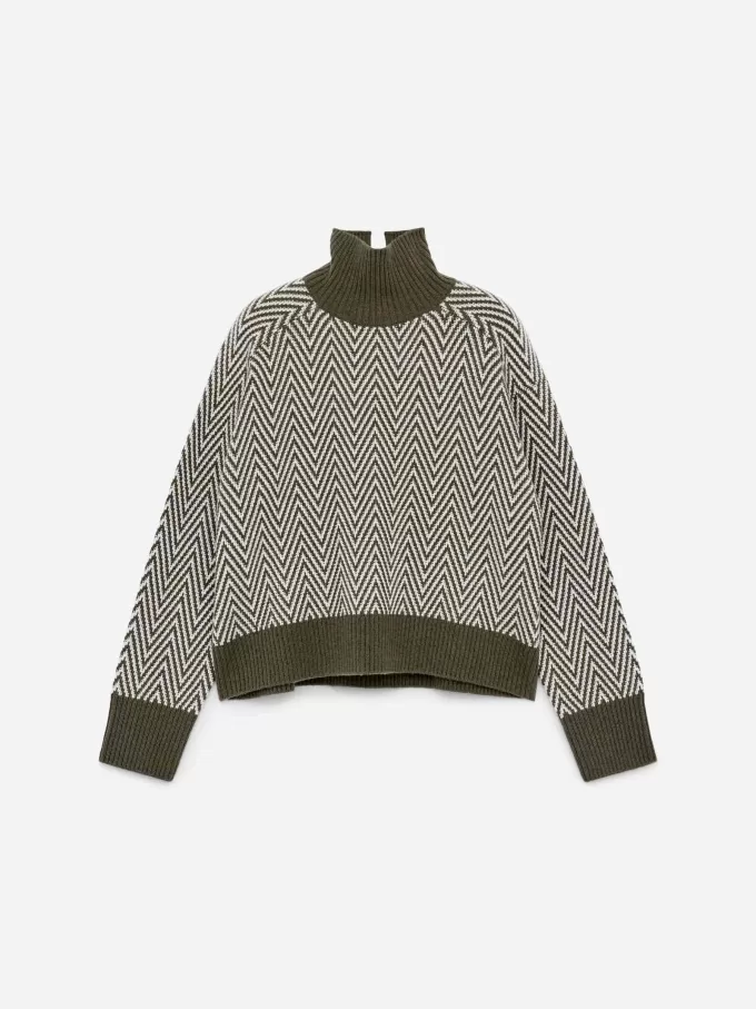 Jacquard-Strickpullover aus Wolle Jacquard-Strickpullover aus Wolle