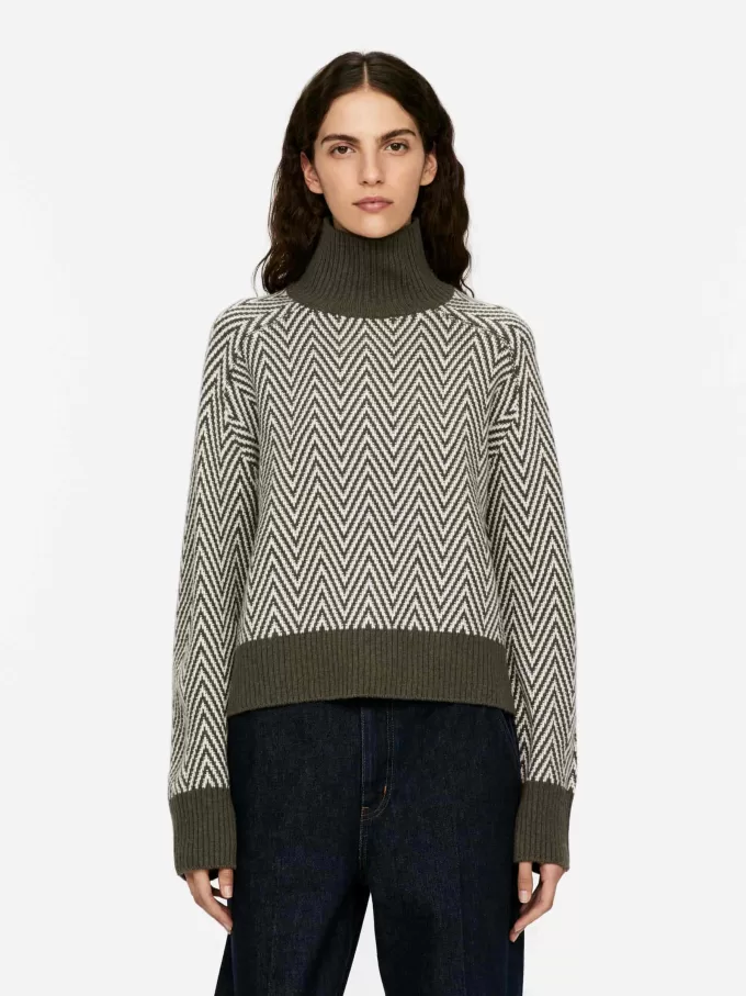 Jacquard-Strickpullover aus Wolle Jacquard-Strickpullover aus Wolle