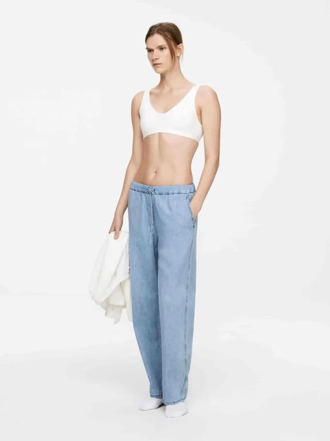 Jeanshose mit Kordelzug Jeanshose mit Kordelzug