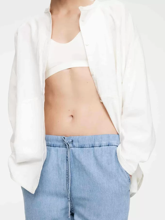 Jeanshose mit Kordelzug Jeanshose mit Kordelzug