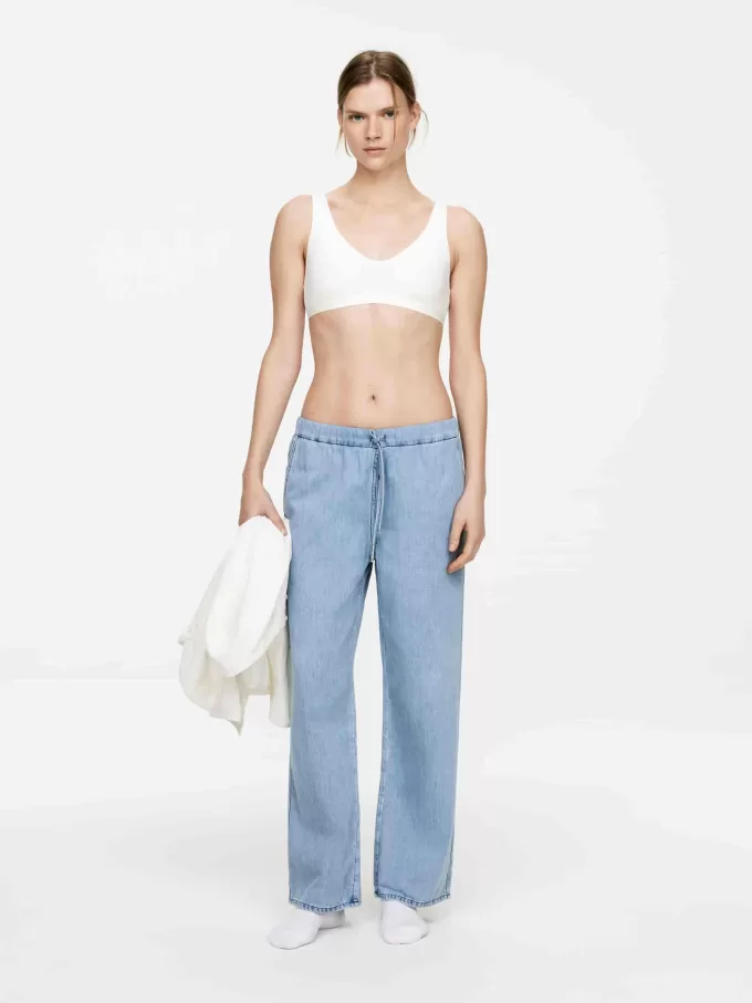 Jeanshose mit Kordelzug Jeanshose mit Kordelzug