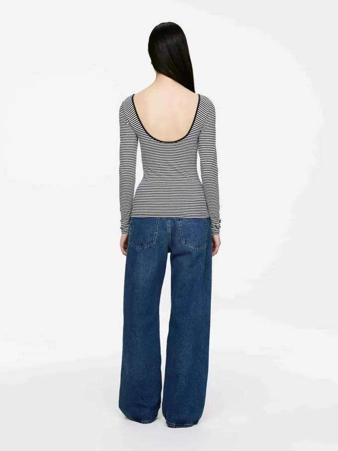 Jersey-Oberteil mit U-Ausschnitt Jersey-Oberteil mit U-Ausschnitt