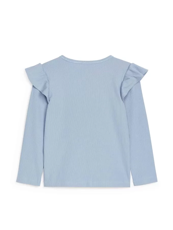 Jersey-Top mit Rüschen Jersey-Top mit Rüschen