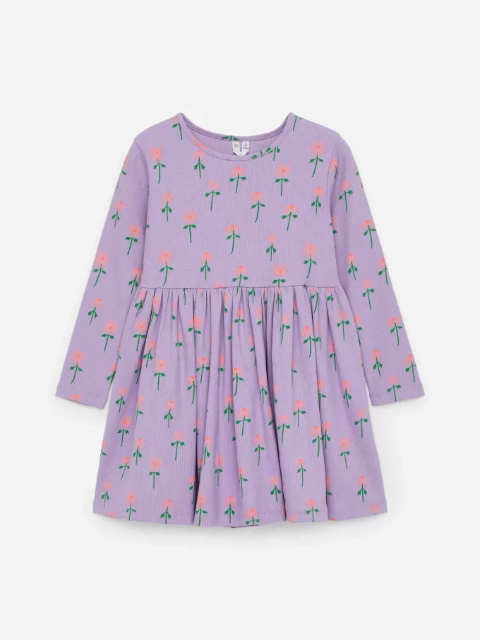 Kleid aus Baumwollripp Kleid aus Baumwollripp