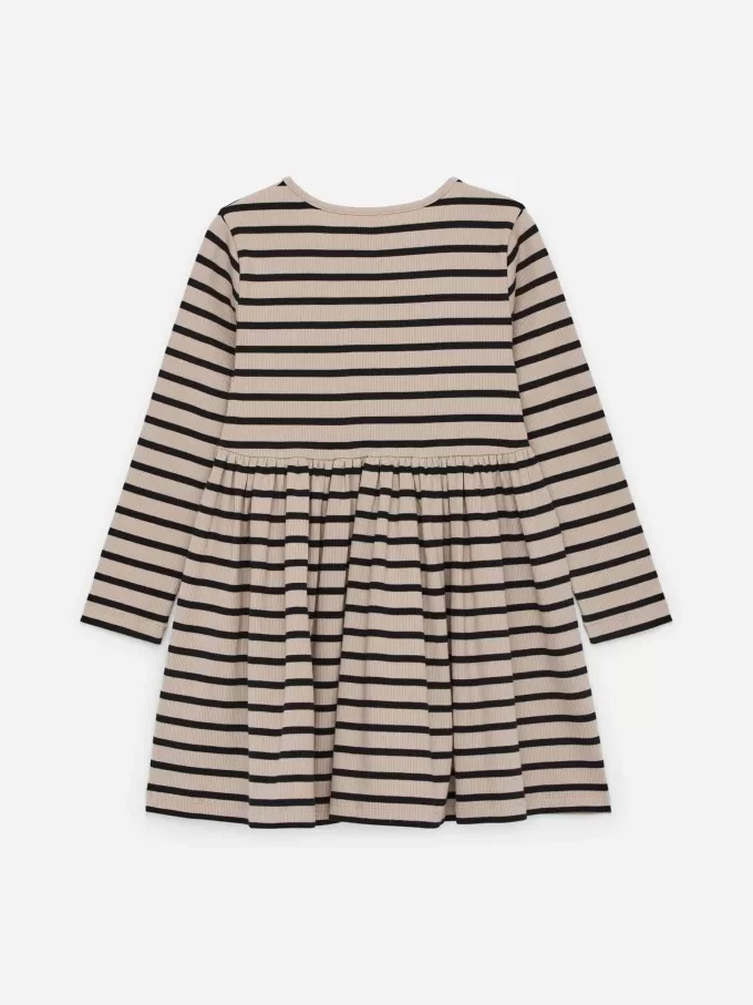 Kleid aus Baumwollripp Kleid aus Baumwollripp