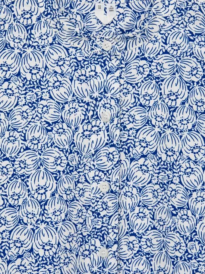 Kleid mit Baumwolldruck