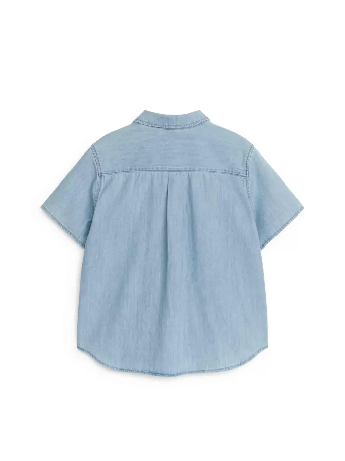 Kurzärmliges Jeanshemd