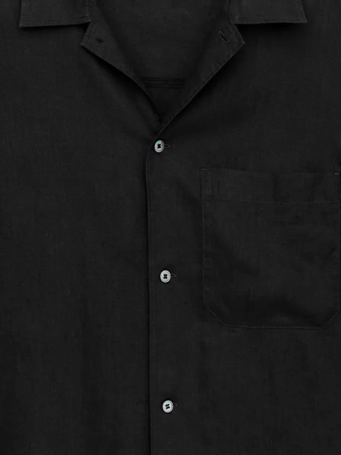 Kurzärmliges Leinenhemd Kurzärmliges Leinenhemd