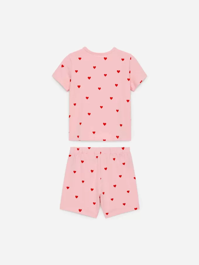 Kurzes Jersey-Pyjama-Set Kurzes Jersey-Pyjama-Set