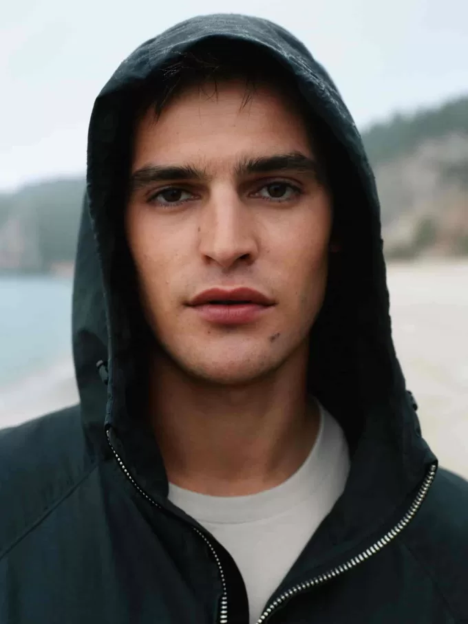 Lässiger Windjacke Lässiger Windjacke