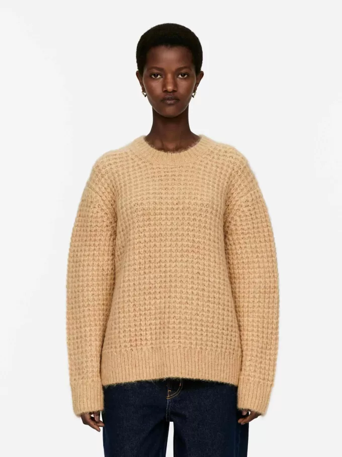 Lässiger Woll-Alpaka-Pullover Lässiger Woll-Alpaka-Pullover