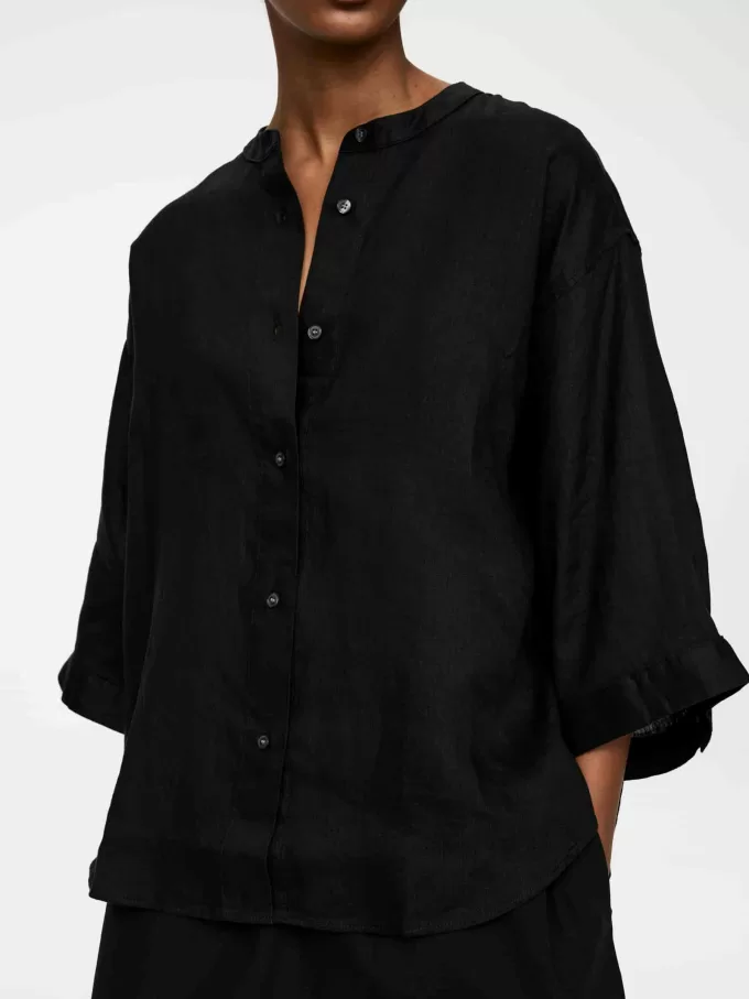 Lässiges Leinenhemd Lässiges Leinenhemd