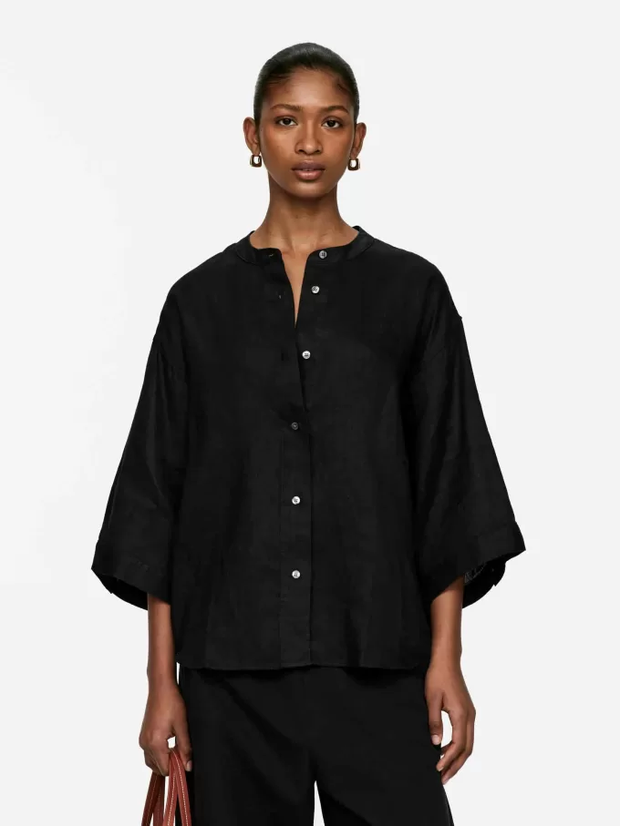 Lässiges Leinenhemd Lässiges Leinenhemd