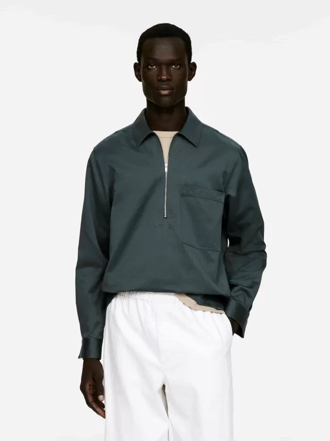 Lässiges Pop-Over-Shirt Lässiges Pop-Over-Shirt