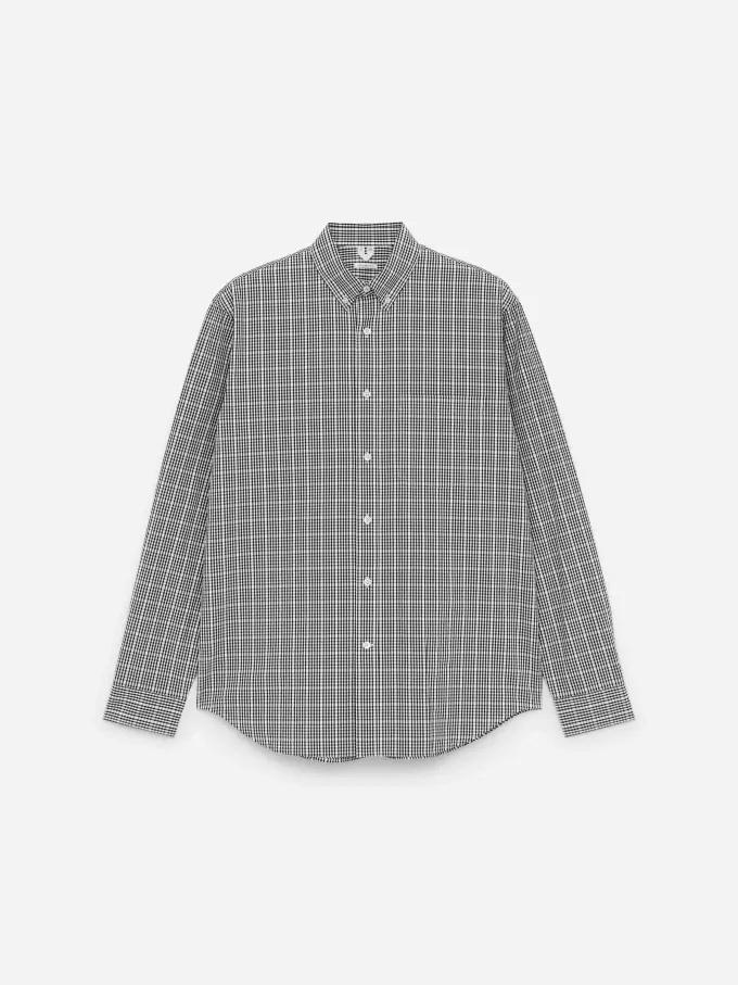 Lässiges Seersucker-Hemd Lässiges Seersucker-Hemd