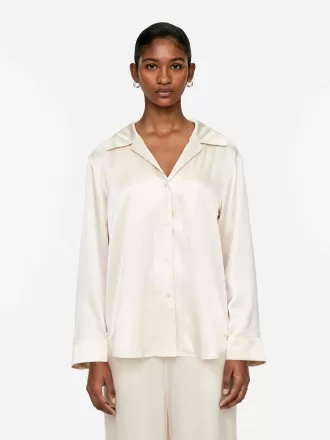 Lässiges Seidenhemd Lässiges Seidenhemd