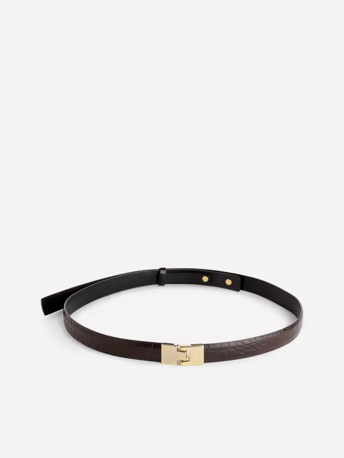 Ledergürtel mit Schnalle Ledergürtel mit Schnalle