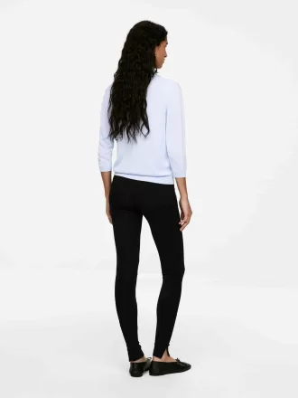 Leggings mit Reißverschlussdetail