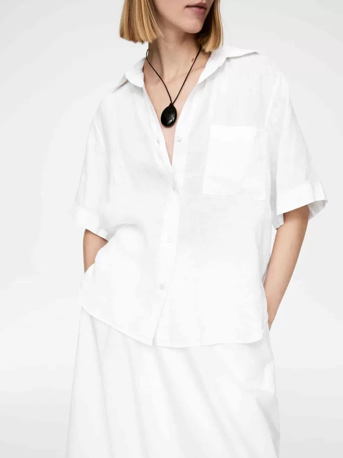 Leinen-Resort-Hemd Leinen-Resort-Hemd