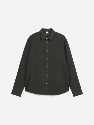 Leinenhemd mit normaler Passform