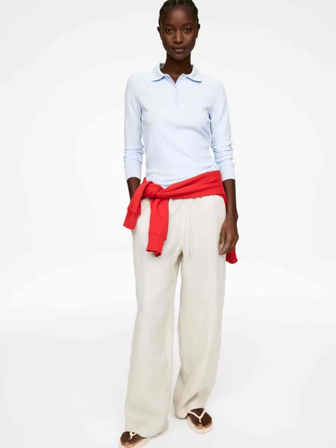 Leinenhose mit Kordelzug Leinenhose mit Kordelzug