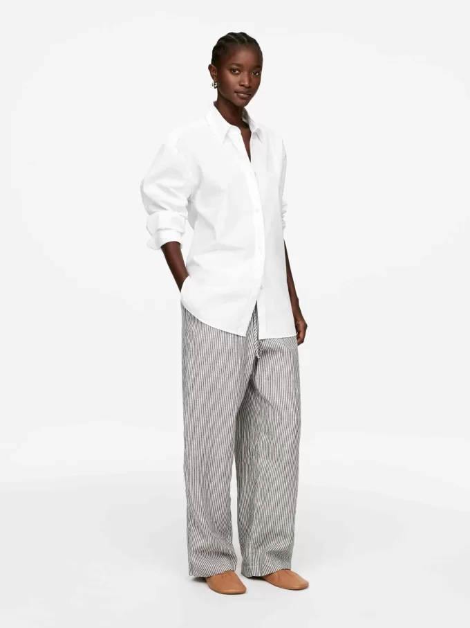 Leinenhose mit Kordelzug Leinenhose mit Kordelzug