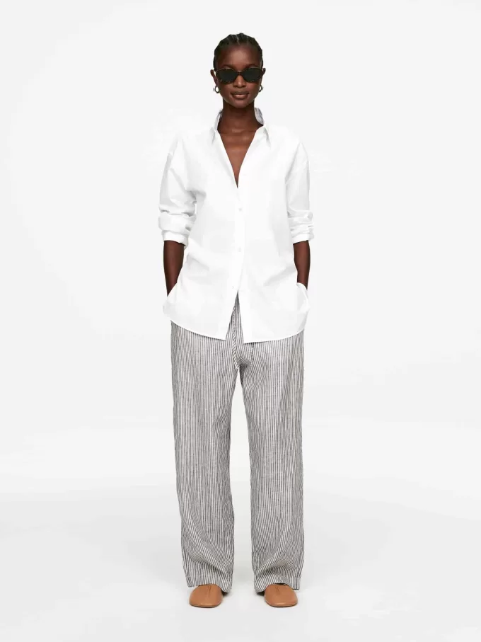 Leinenhose mit Kordelzug Leinenhose mit Kordelzug