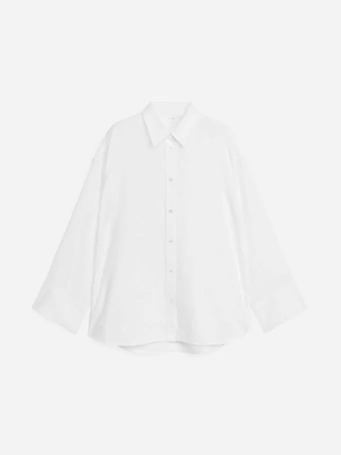 Lockeres Leinenhemd Lockeres Leinenhemd