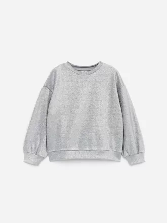 Lurex-Sweatshirt