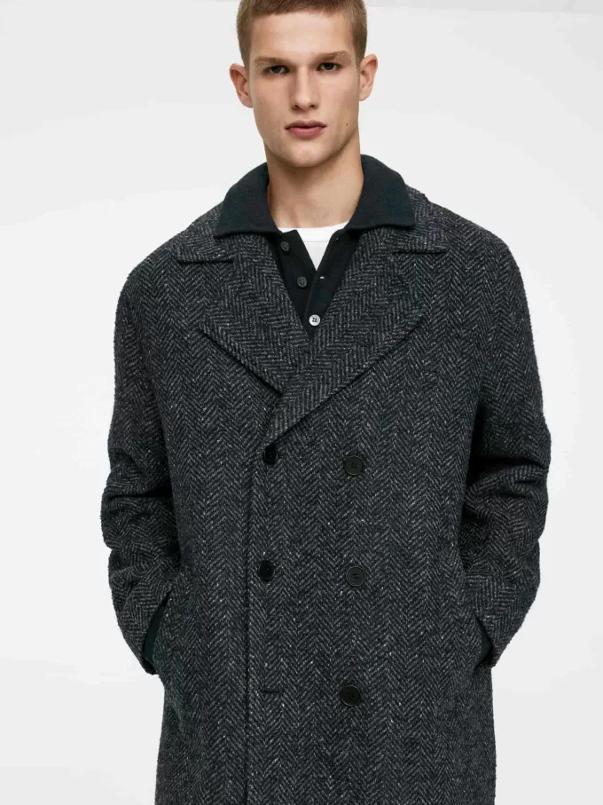 Mantel aus Wollmischung