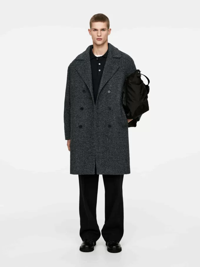 Mantel aus Wollmischung