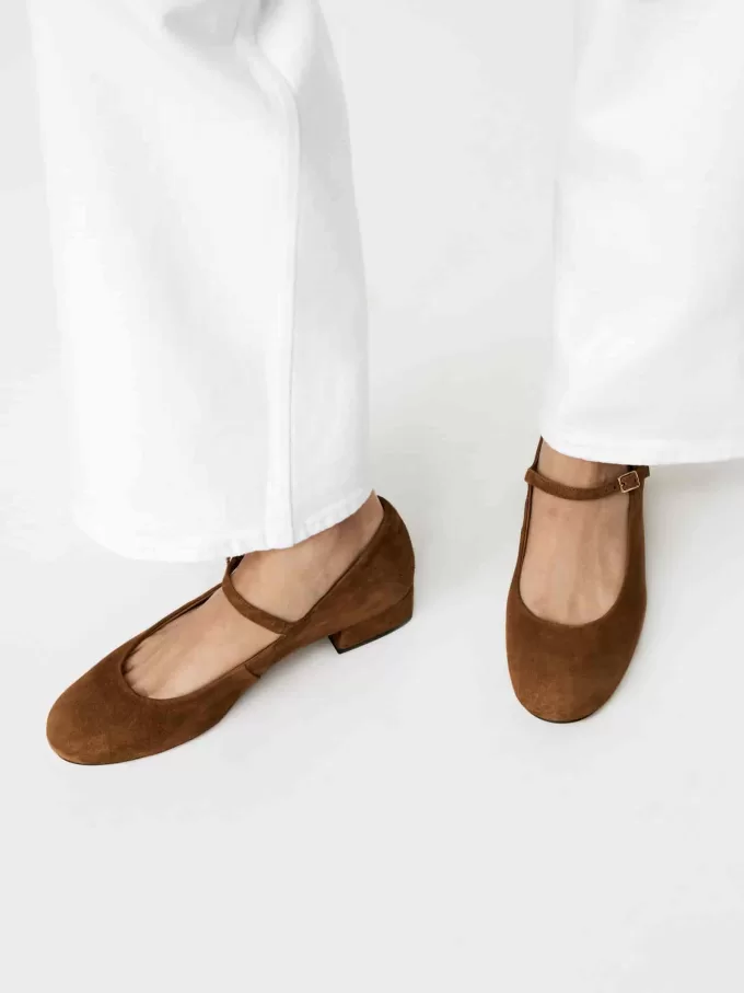 Mary Jane Wildlederpumps Mary Jane Wildlederpumps