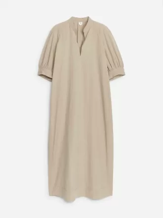 Maxikleid mit Puffärmeln