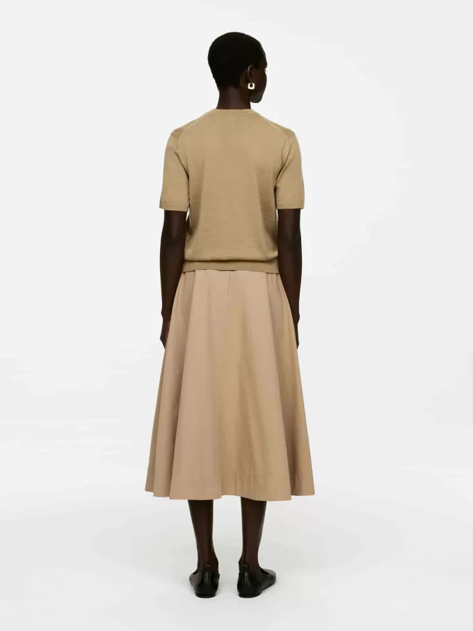 Maxirock aus Popeline