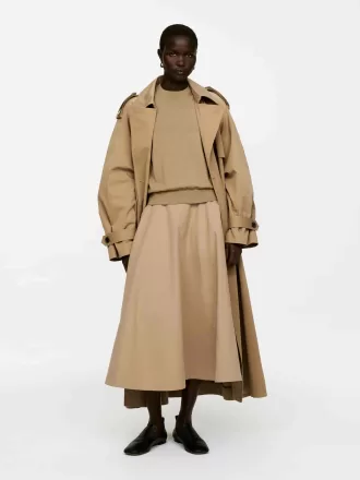 Maxirock aus Popeline