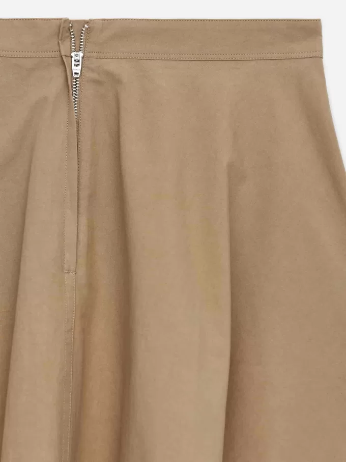 Maxirock aus Popeline