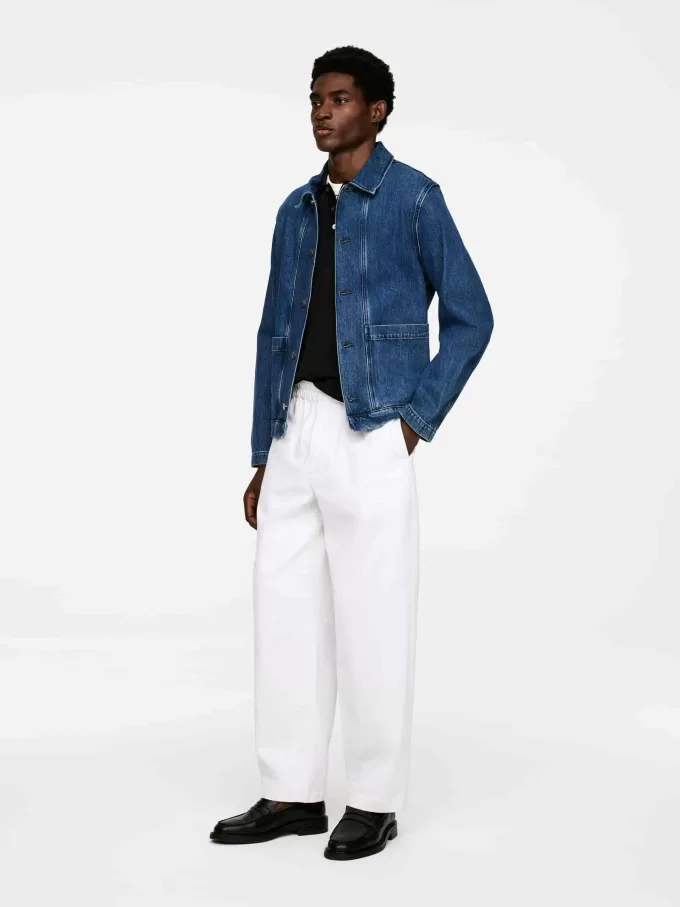 Merino-Polopullover Merino-Polopullover