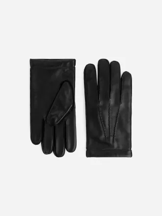 Mit Wolle gefütterte Lederhandschuhe Mit Wolle gefütterte Lederhandschuhe